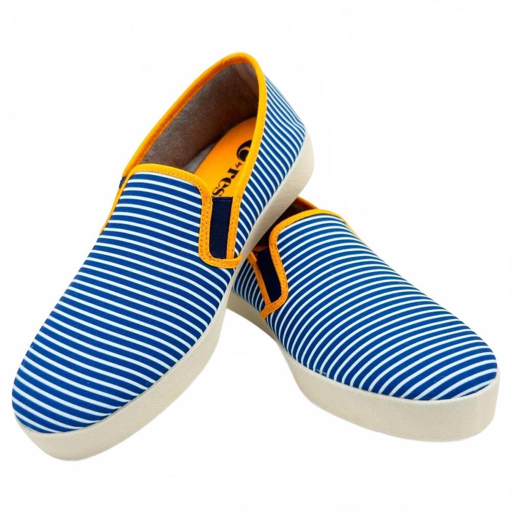 NEW RESPOKE men's pin stripe sport loafers in blue